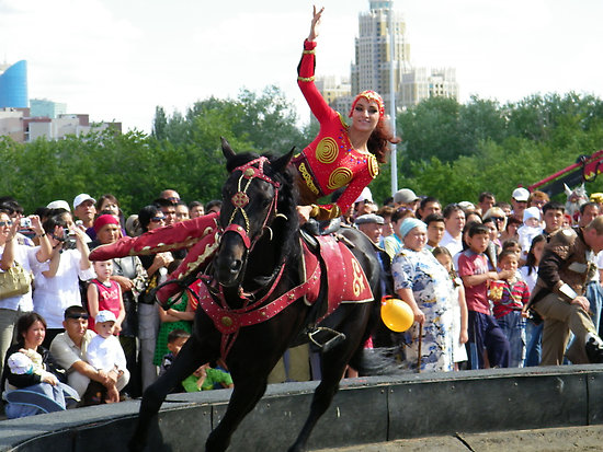 Astana Day horse show at the Park