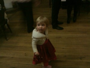 Anna In Her Pretty Party Dress And Bolero (Thanks Mum!)
