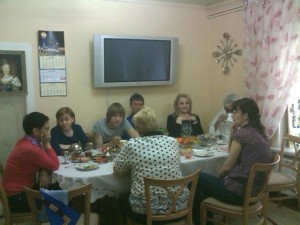 Balzhan, Dr Natalya, Losha, Igor, Natalya, Ira's Dad, Ira & her Mum