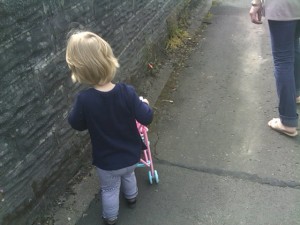 Anna Walking Solo To The Park With Her Pushchair