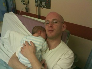 Chris And Tim Merriman in Singleton Hospital, Swansea, Wales