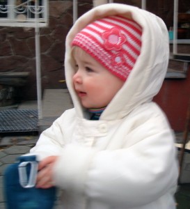 Anna Dressed For Winter In Chubary