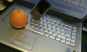 Orange On Alt, MP3 Player On Y