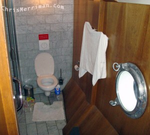 Toilet, Towel Rail & Porthole